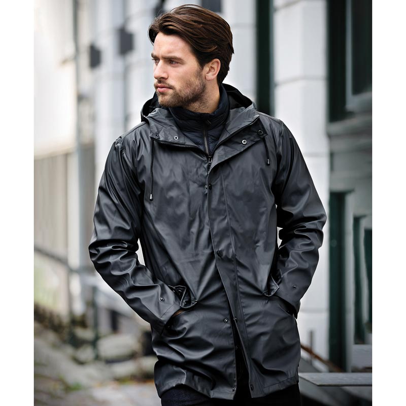 Huntington fashion raincoat - Charcoal S